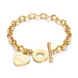 Gold Proverbs Bracelet