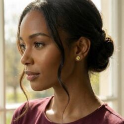 Esther Citrine  Studs